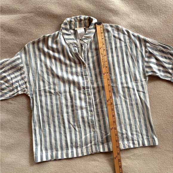 Boxy Cotton Button Down - Picture 5 of 5